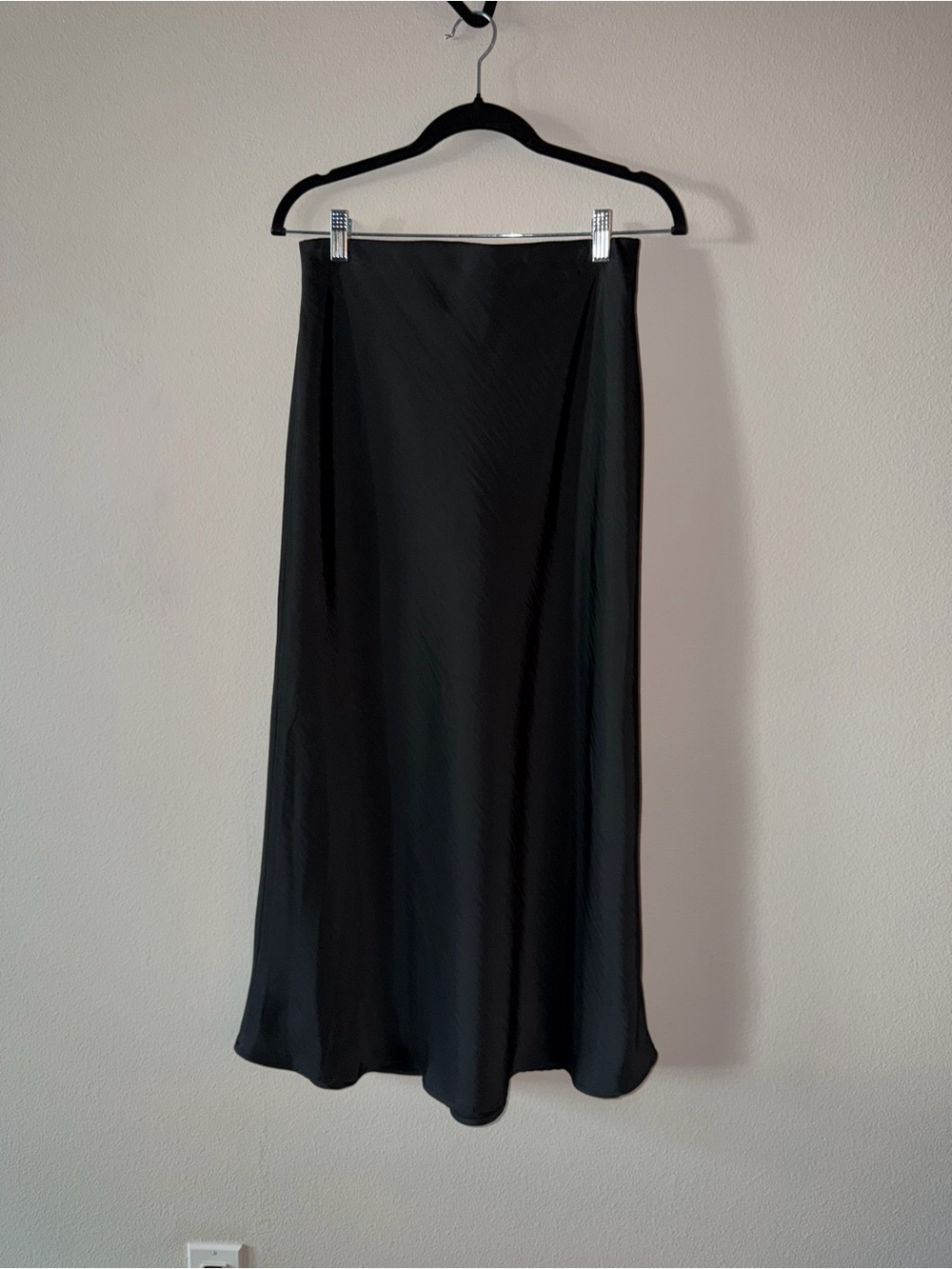 a new day Black Maxi Slip Skirt